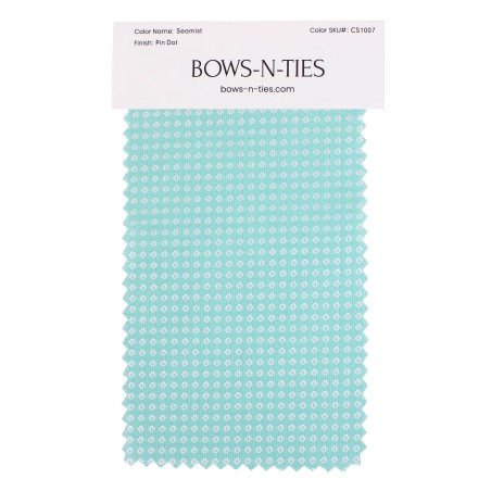 Pin Dot Fabric Swatch - Seamist