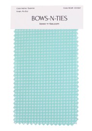 Pin Dot Fabric Swatch - Seamist