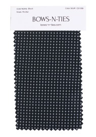 Pin Dot Fabric Swatch - Black
