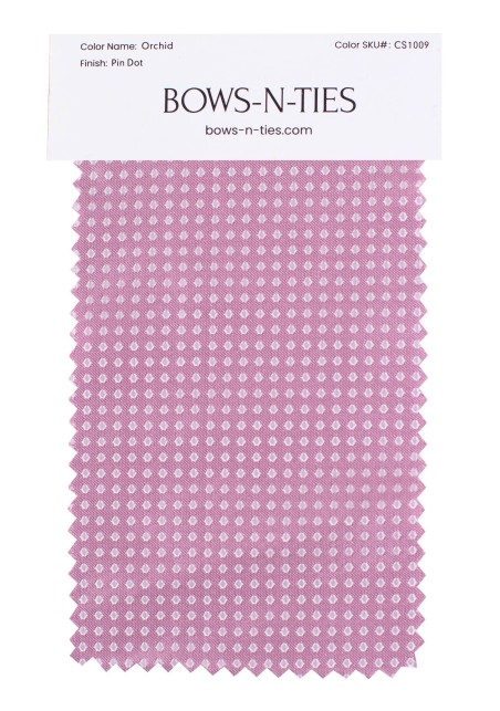 Pin Dot Fabric Swatch - Orchid