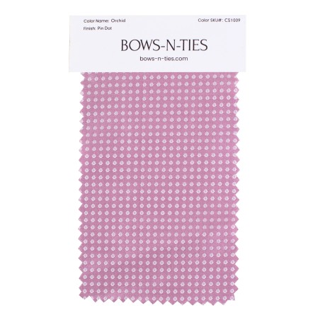 Pin Dot Fabric Swatch - Orchid