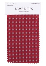 Pin Dot Fabric Swatch - Cherry