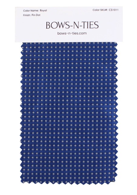 Pin Dot Fabric Swatch - Royal