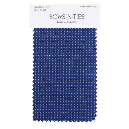 Pin Dot Fabric Swatch - Royal