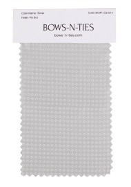 Pin Dot Fabric Swatch - Silver