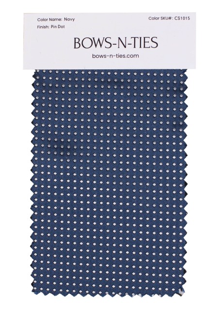 Pin Dot Fabric Swatch - Navy