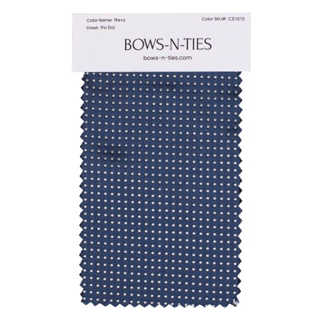 Pin Dot Fabric Swatch - Navy