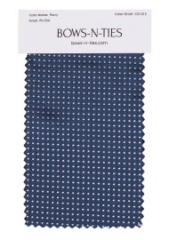 Pin Dot Fabric Swatch - Navy