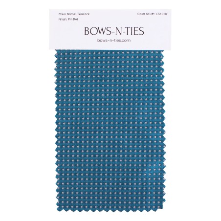 Pin Dot Fabric Swatch - Peacock