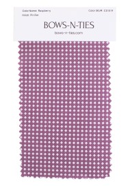 Pin Dot Fabric Swatch - Raspberry