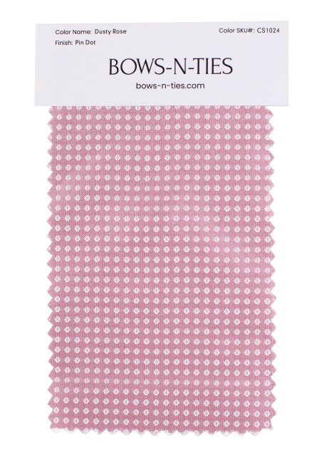Pin Dot Fabric Swatch - Dusty Rose