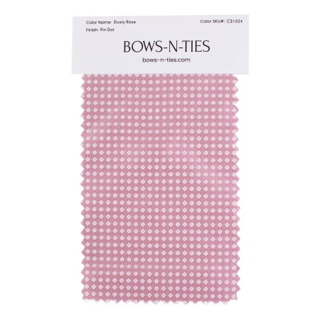 Pin Dot Fabric Swatch - Dusty Rose