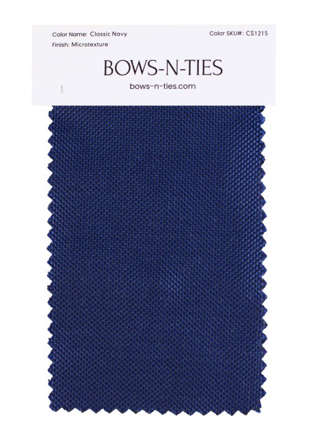 Micro Texture Fabric Swatch - Classic Navy