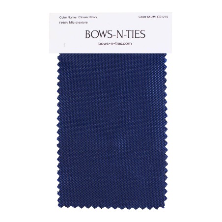 Micro Texture Fabric Swatch - Classic Navy