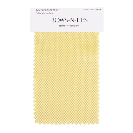 Micro Texture Fabric Swatch - Pastel Yellow