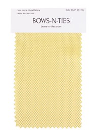 Micro Texture Fabric Swatch - Pastel Yellow