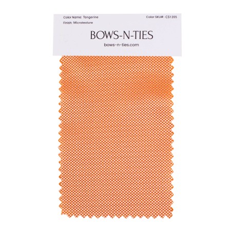 Micro Texture Fabric Swatch - Tangerine