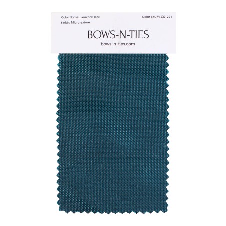 Micro Texture Fabric Swatch - Peacock Teal