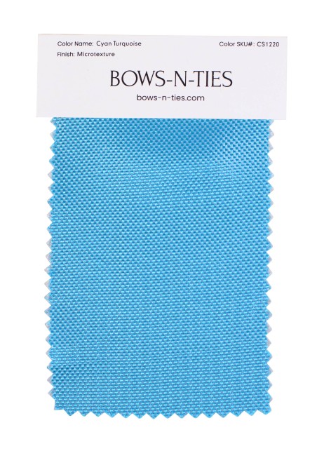 Micro Texture Fabric Swatch - Cyan Turquoise