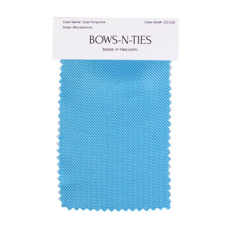 Micro Texture Fabric Swatch - Cyan Turquoise