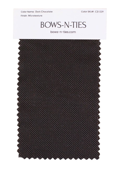 Micro Texture Fabric Swatch - Dark Chocolate