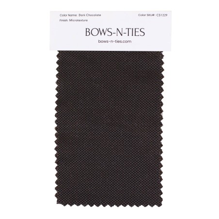 Micro Texture Fabric Swatch - Dark Chocolate