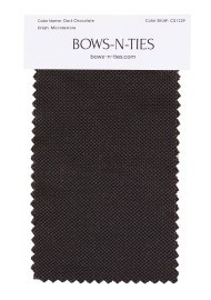 Micro Texture Fabric Swatch - Dark Chocolate