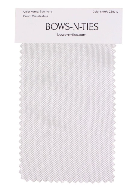 Micro Texture Fabric Swatch - Soft Ivory