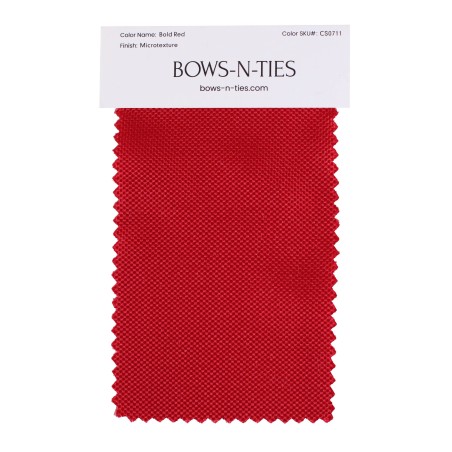 Micro Texture Fabric Swatch - Bold Red
