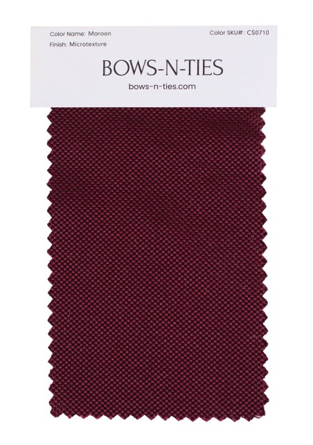 Micro Texture Fabric Swatch - Maroon