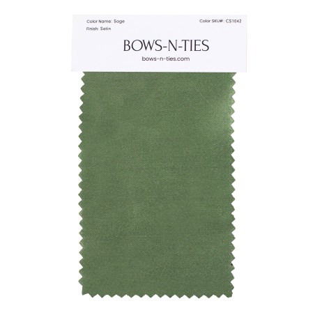 Satin Fabric Swatch - Sage
