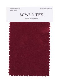 Satin Fabric Swatch - Wine