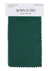 Satin Fabric Swatch - Hunter