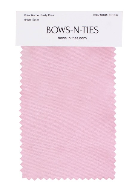 Satin Fabric Swatch - Dusty Rose