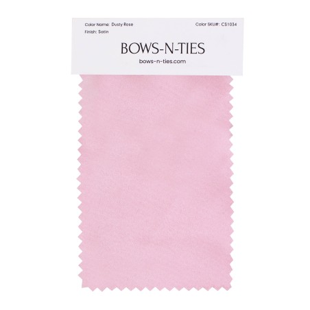 Satin Fabric Swatch - Dusty Rose