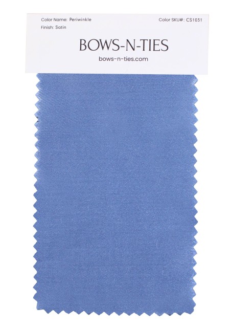 Satin Fabric Swatch - Periwinkle