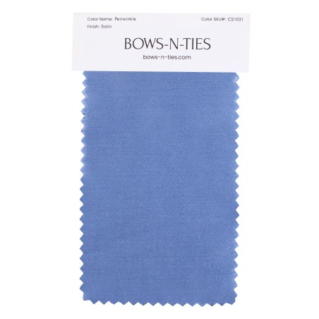 Satin Fabric Swatch - Periwinkle