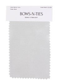 Satin Fabric Swatch - Ivory