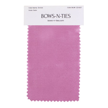 Satin Fabric Swatch - Orchid