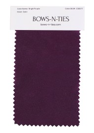 Satin Fabric Swatch - Bright Purple
