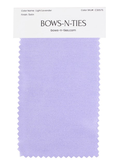 Satin Fabric Swatch - Light Lavender