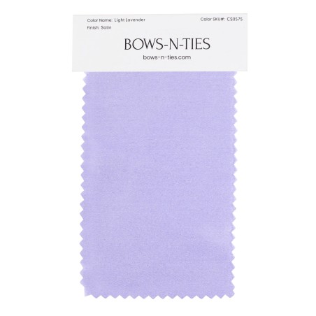 Satin Fabric Swatch - Light Lavender