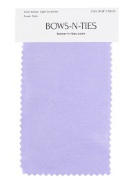 Satin Fabric Swatch - Light Lavender
