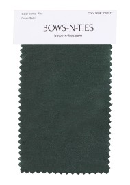 Satin Fabric Swatch - Pine
