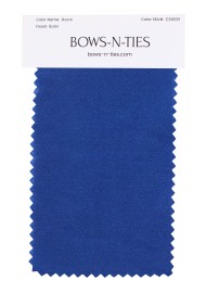 Satin Fabric Swatch - Azure