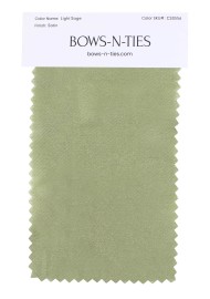 Satin Fabric Swatch - Light Sage