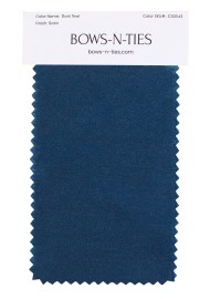 Satin Fabric Swatch - Dark Teal