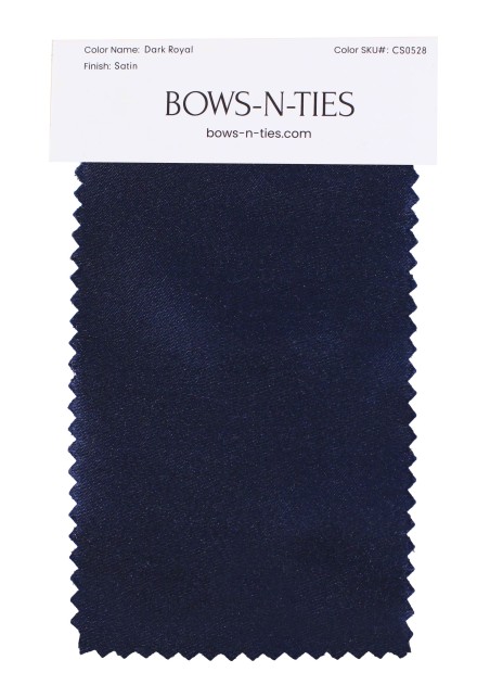Satin Fabric Swatch - Dark Royal