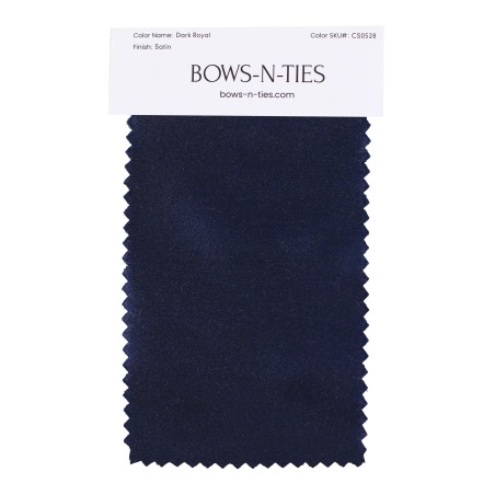 Satin Fabric Swatch - Dark Royal