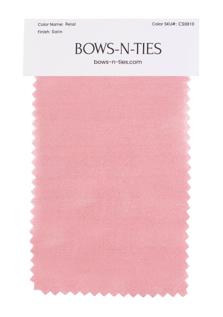 Satin Fabric Swatch - Petal